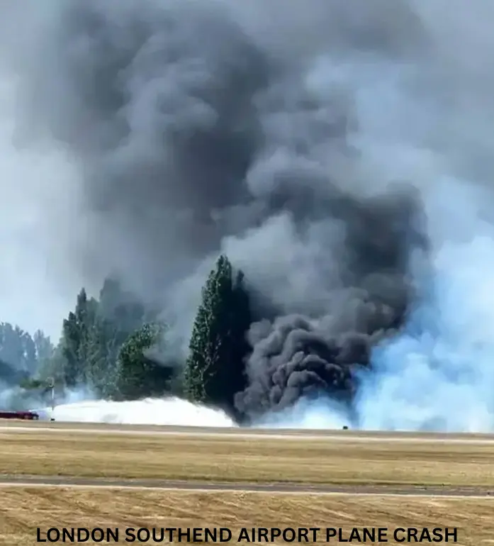 On Sunday, July 13, 2025, around 4 p.m. local time, a Beechcraft B200 Super King Air operated by Zeusch Aviation crashed moments after takeoff from London Southend Airport. The aircraft burst into flames upon impact. On Sunday, July 13, 2025, around 4 p.m. local time, a Beechcraft B200 Super King Air operated by Zeusch Aviation crashed moments after takeoff from London Southend Airport. The aircraft burst into flames upon impact.