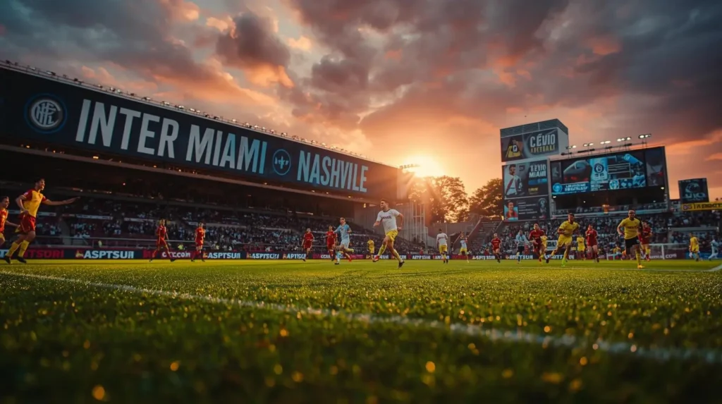 Inter Miami vs Nashville on Saturday evening at Chase Stadium in Fort Lauderdale, Florida.