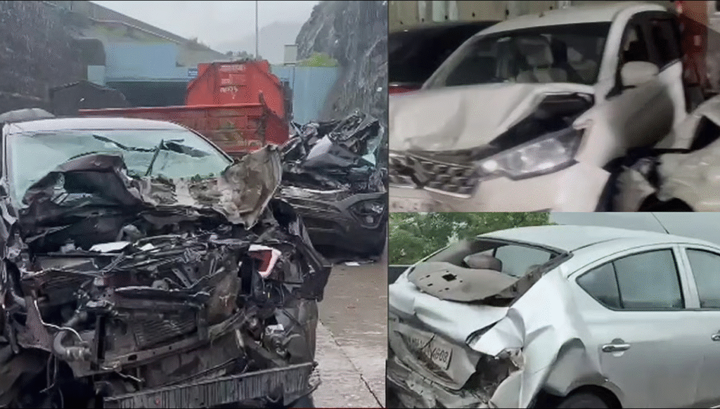 Mumbai-Pune Expressway Crash: 1 Dead in Shocking Pile-Up