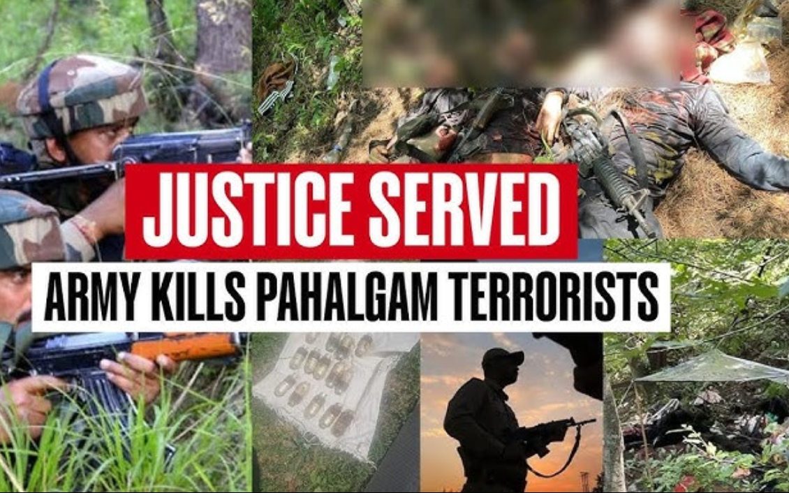 Visual from the dense Dachigam forest near Harwan where the operation took place. Visual from the dense Dachigam forest near Harwan where the operation took place.