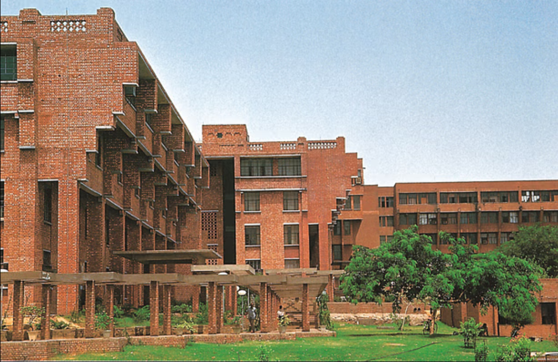 JNU academic building facade—representing official application and academic infrastructure. JNU PhD Admission 2025 academic building facade—representing official application and academic infrastructure.