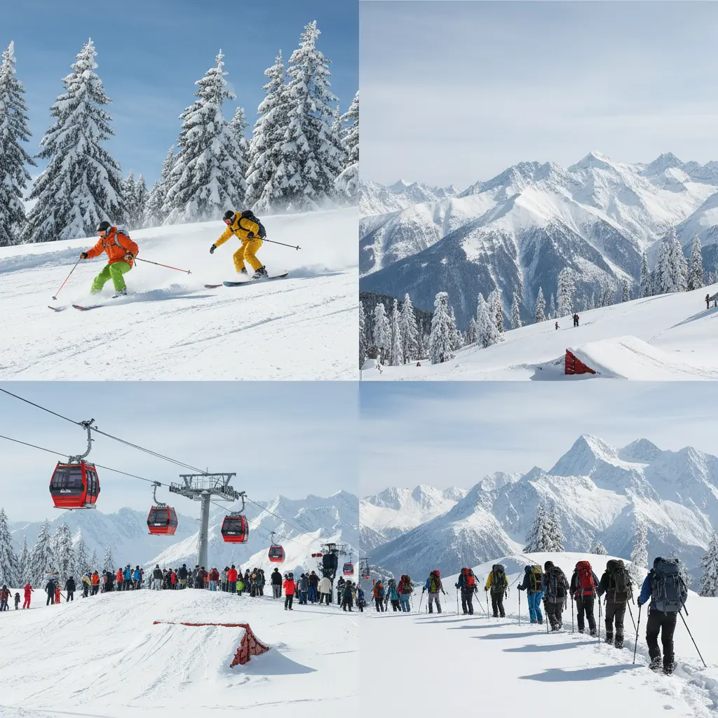 Gulmarg & Auli – India’s Winter Ski Havens ACTIVITIES: Skiing, snowboarding, gondola rides, winter treks.
