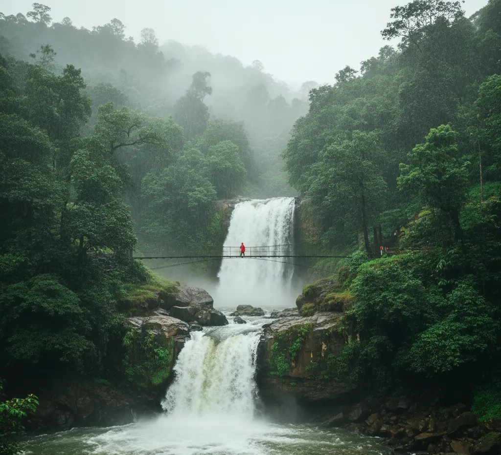 Coorg, Karnataka – Misty Highlands & Rich Coffee Culture: Abbey Falls