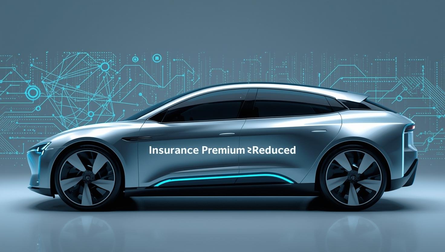 Futuristic AI-powered electric car with blockchain-based car insurance premium model in India Futuristic AI-powered electric car with blockchain-based car insurance premium model in India
