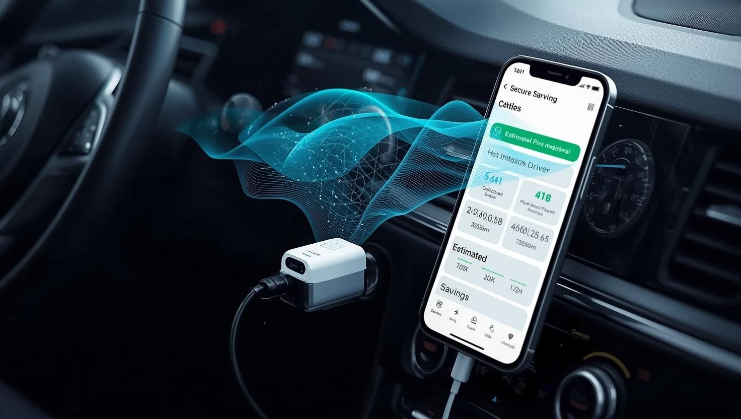 Telematics app tracking driving behavior and showing lower car insurance premiums in India 2025 Telematics app tracking driving behavior and showing lower car insurance premiums in India 2025