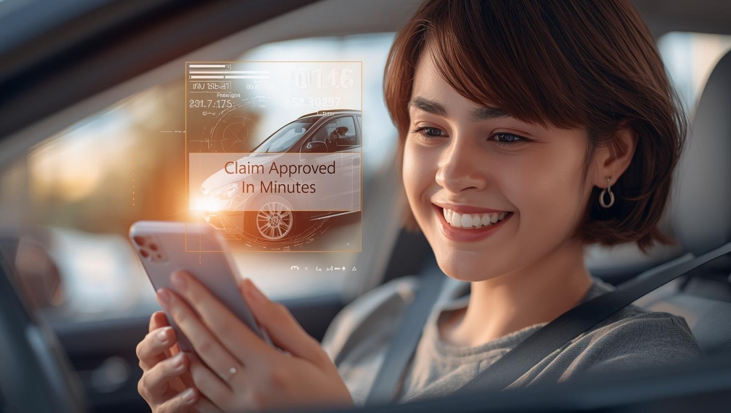 AI system instantly approving car insurance claims through accident photo verification AI system instantly approving car insurance claims through accident photo verification