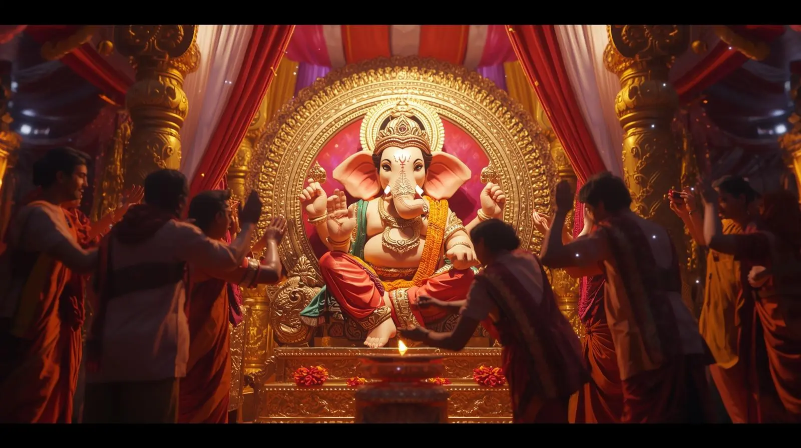 A sincere heart, a clean altar, simple offerings and basic mantras (Om Gam Ganapataye Namah; Vakratunda) are enough. A sincere heart, a clean altar, simple offerings and basic mantras (Om Gam Ganapataye Namah; Vakratunda) are enough.