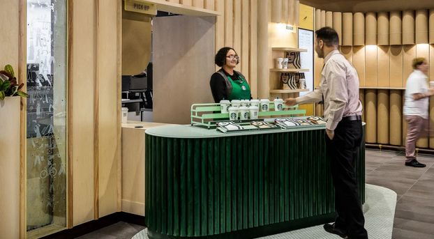 Starbucks sunsets pick-up stores