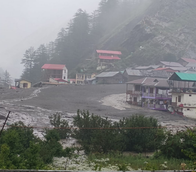Uttarkashi cloudburst disaster today devastates Dharali