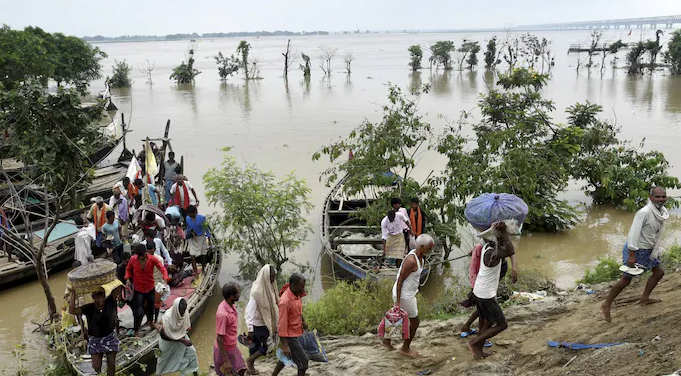 Bihar flood 7 districts 10 lakh affected Bihar flood 7 districts 10 lakh affected