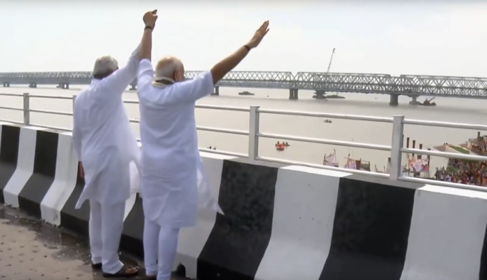 Prime Minister Narendra Modi today inaugurated the Aunta–Simaria Ganga Bridge on NH-31 Prime Minister Narendra Modi today inaugurated the Aunta–Simaria Ganga Bridge on NH-31
