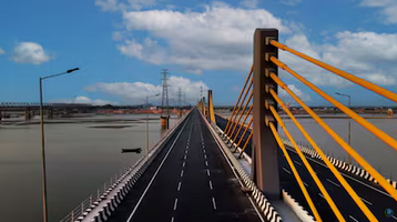 PM Modi inaugurates the 1.86-km, 6-lane Aunta–Simaria Ganga Bridge on NH-31 PM Modi inaugurates the 1.86-km, 6-lane Aunta–Simaria Ganga Bridge on NH-31