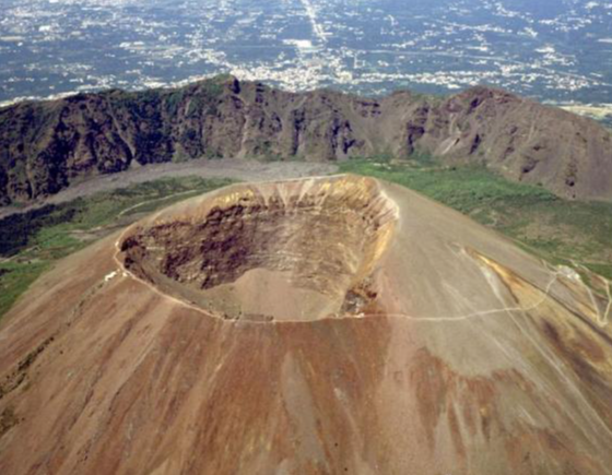 Mount Vesuvius in 79 AD Mount Vesuvius in 79 AD