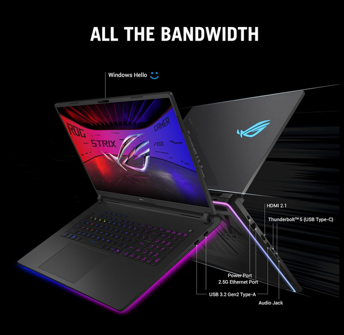 Asus ROG Strix Scar 18 (G835) Gaming Laptop Asus ROG Strix Scar 18 (G835) Gaming Laptop