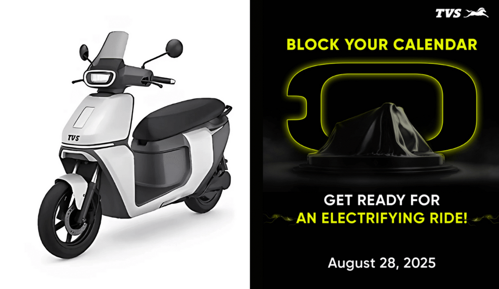 TVS Orbiter Electric Scooter Launch on August 28, 2025 TVS Orbiter Electric Scooter Launch on August 28, 2025