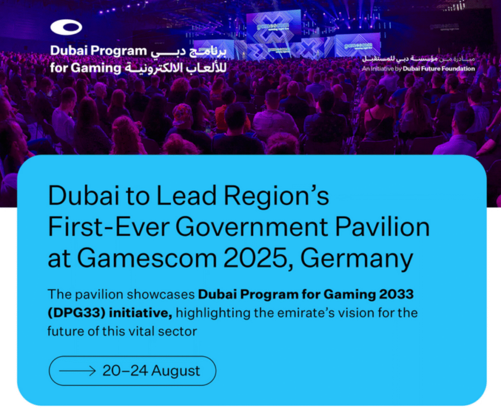 Dubai government pavilion gamescom 2025
