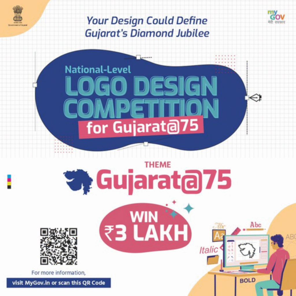 Gujarat@75 Logo Competition