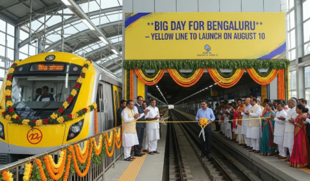 Yellow Line Bengaluru inauguration