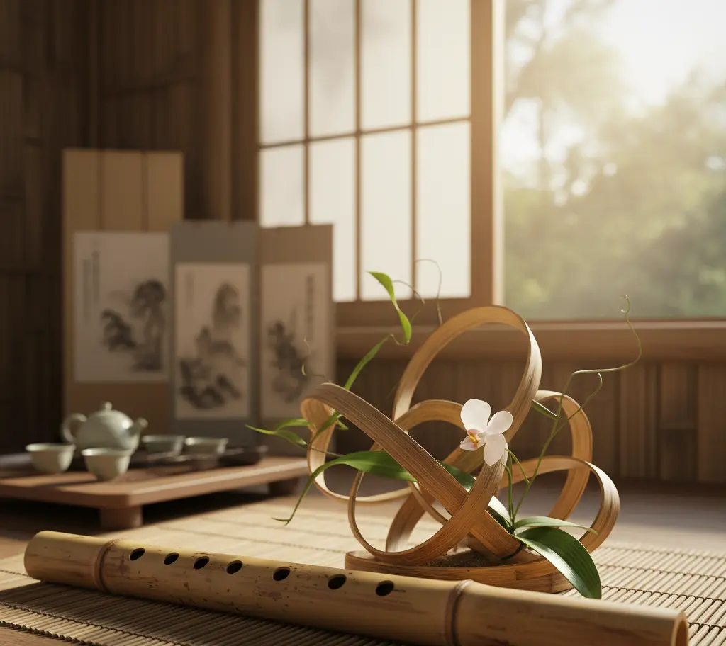 Cultural bamboo art and music celebrated on World Bamboo Day.