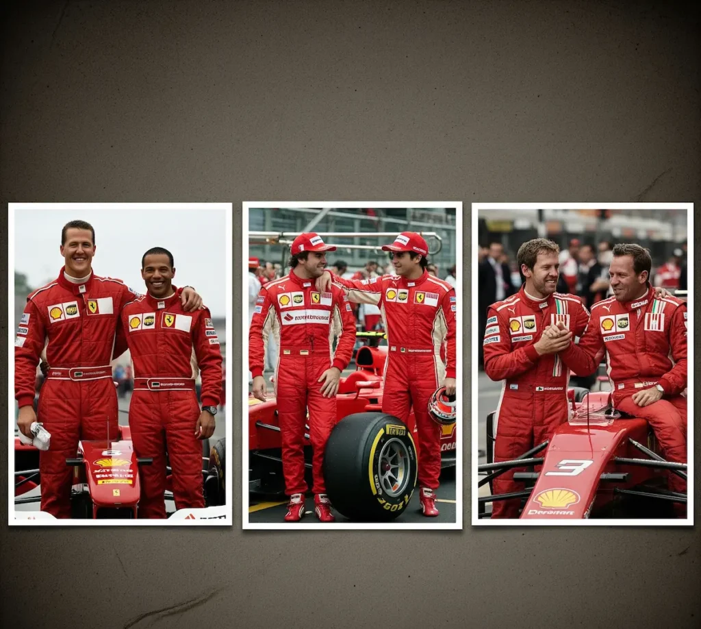 History of Ferrari managing dual star drivers.