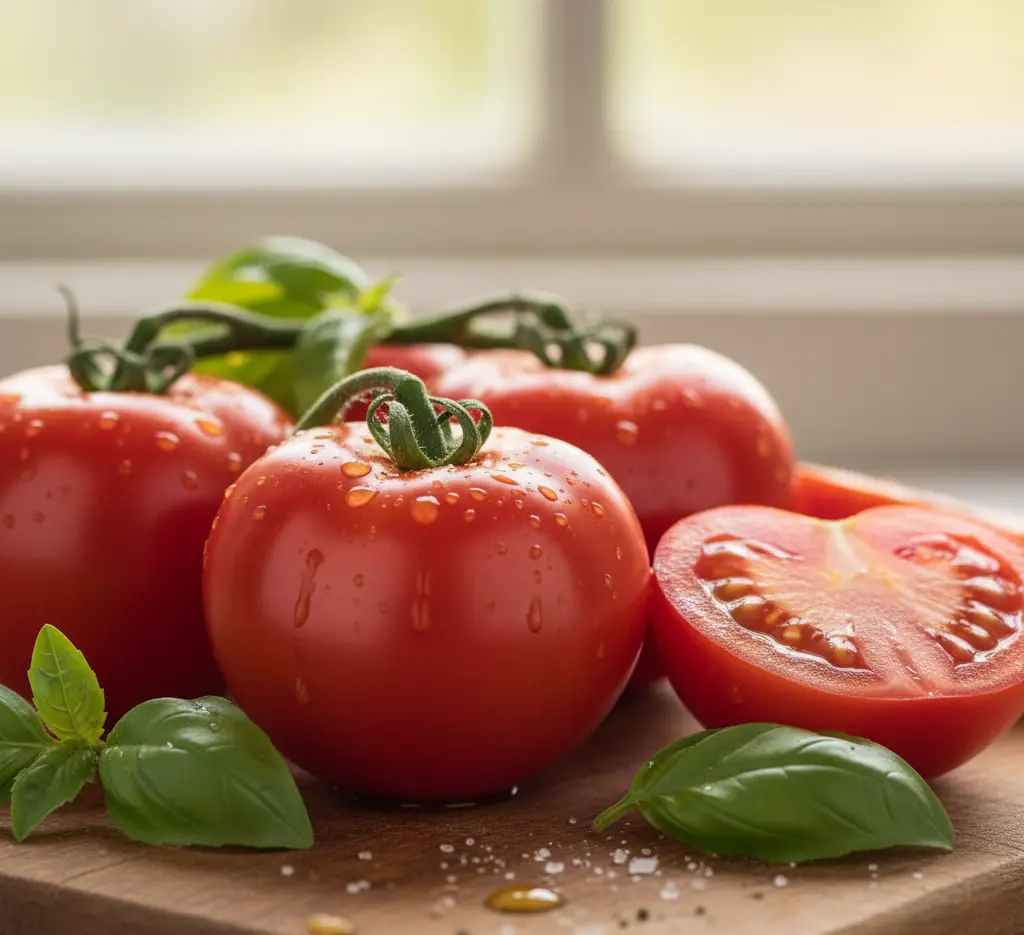 Lycopene-rich tomatoes to protect collagen and skin elasticity