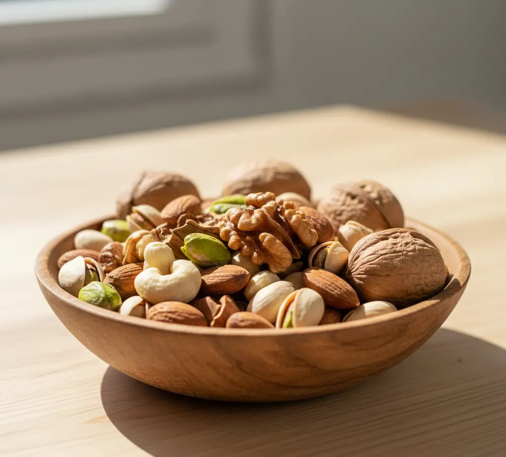 Walnuts with omega-3 for youthful and glowing skin